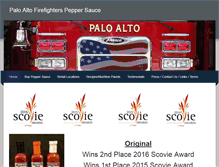 Tablet Screenshot of paloaltofirefighters.com